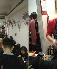排了有20多分钟终于吃上!味道还是可以的!