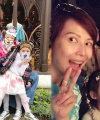 蔡少芬为女儿庆4岁生日 好友朱茵也带宝宝来庆贺