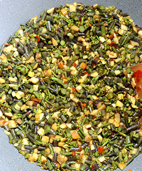 "蕨菜烤饭"