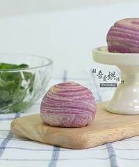 层次分明,酥得掉渣——紫薯酥