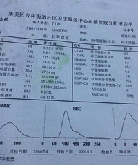 缺铁性贫血,把铁补起来了 看血红蛋白那一列