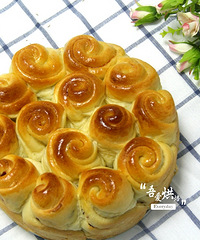"又一网红作品——奶油奶酪手撕面包"