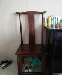 "明代风格中式简约书房靠背椅100元"