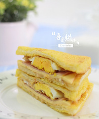 芝士火腿三明治