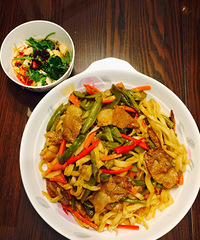 山西特色风味豆角焖面 这个醇香的味道南方人很少会拒绝的