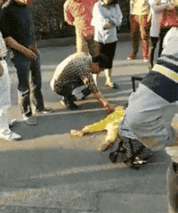 ���������𣿽�ͷ��������һĻ��Χ��Ⱥ�ڶ�ŭ��