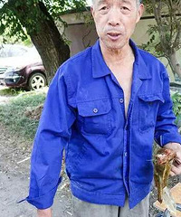 "杭州大爷卖枇杷4元一斤 站一天只吃一个粽"
