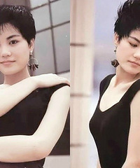 王菲短发秀锁骨旧照曝光 被赞美到骨子里(图)