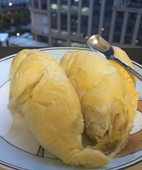 "榴莲当晚饭的能有几个"