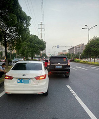 路遇傻逼女司机