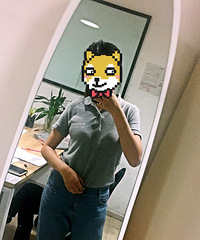 一个人累了,困了!