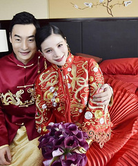 高清:秦凯献吻抱得美人归 新娘何姿仙气十足