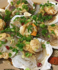 葱油粉丝扇贝