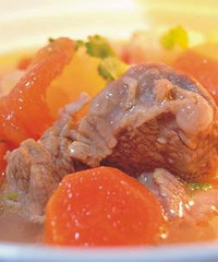 "魅力辣妈产后恢复中心推荐安胎美食:番茄土豆牛肉汤"