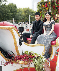 谢娜张杰一起走红毯 破离婚传闻