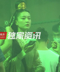 独家:超模杜鹃片场拍戏 古装扮相仙气十足