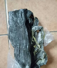 "第一次海带,白白的黏黏的像胶水"