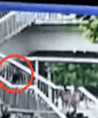 ��ͷ��ע����!Ů�ӿ��ֻ�����¥�� ײͷ��Σ