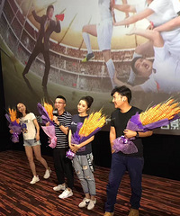 电影《谁是球王》杭州路演开启 走出球场再战大银幕