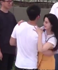 撒狗粮!李晨探班范冰冰 拥抱goodbye kiss超甜蜜