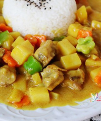 【祺宝家厨】营养又美味的咖喱仔排饭