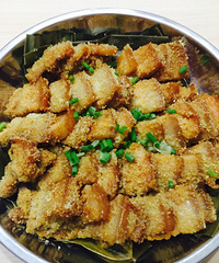 粽叶粉蒸肉