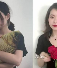 惊呆了!这姑娘竟用老干妈化妆,效果堪比大牌?