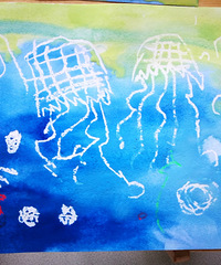 童心童画:海之精灵--水母