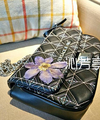 压花艺术工艺品~大花手袋饰品