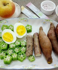"健康三养早餐主食 山药 红薯"