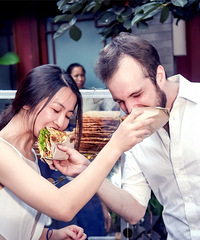 她的中式四合院婚礼,火到了国外!