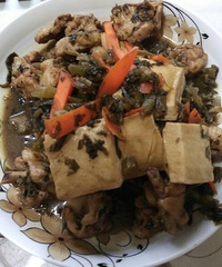 去西塘吃的菜,回家烧给家人吃