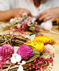 干花、永生花小花环,属于自己的小确幸~