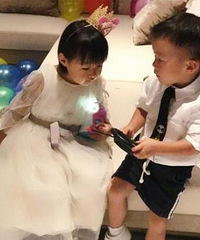 明星孩子小名笑哭了:朱茵女儿叉烧包 吴京儿子吴所谓
