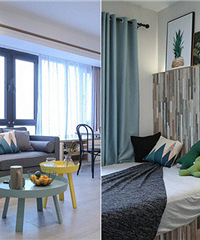 最火的地板上墙,我用边角料搭出床头