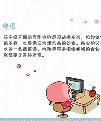 "儿童换牙顺序图,爸妈收藏好了!"