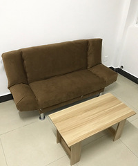 "全新多角度沙发床 全新茶几免费送"