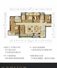 中央公园 大平层 洋房 预计套内1.5万