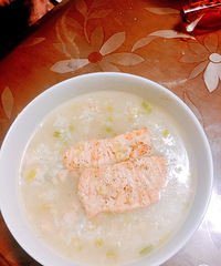 "三文鱼粥"