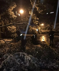 感谢雪夜未眠的他们,为杭州送上雪色韵味