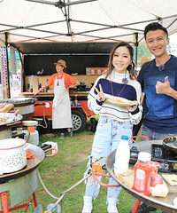 谢霆锋挑战巨型乳猪 邓紫棋《锋味》变零食天后