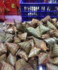 纯手工包肉粽