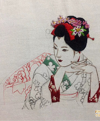 美院刺绣班作品