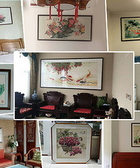 "玄关装饰画选择什么字画,意境优美寓意吉祥花鸟画"