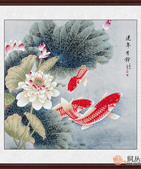 "餐厅挂哪些装饰画好,艺术韵味十足国画花鸟画"