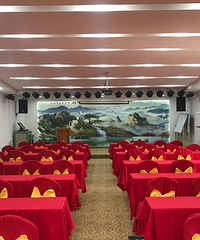 "杭州东新路酒店内120平方会议室出租"
