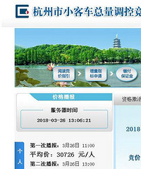 新一轮浙A车牌竞价结果新鲜出炉!