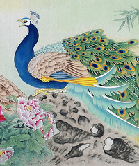 "客厅墙上挂什么画最好,赏心悦目的花鸟画"