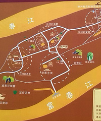 "富春江上这个沙岛的春天,让你上天入水满地跑。。。。。"
