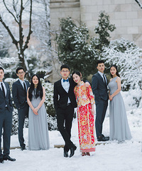 在3年下不了2场雪的杭州,我举办了一场雪地婚礼